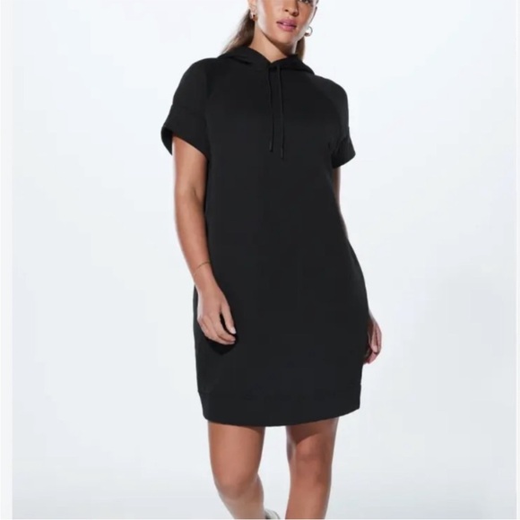 YITTY Black Backless Athleisure Activewear Dress Medium - Picture 2 of 16